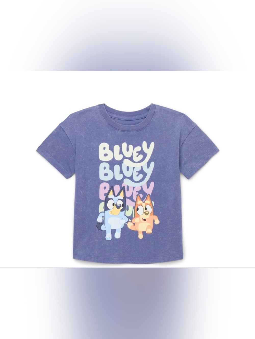 Bluey Toddler Graphic Crewneck Tee with Short Sleeves, Sizes 2t